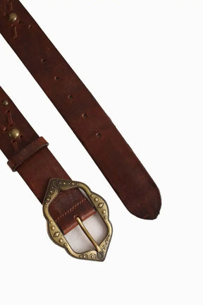 Ceinture en cuir Ba&Sh Marron en Cuir