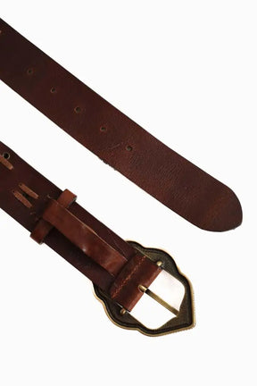 Ceinture en cuir Ba&Sh Marron en Cuir
