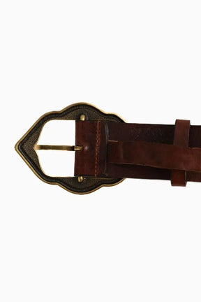 Ceinture en cuir Ba&Sh Marron en Cuir