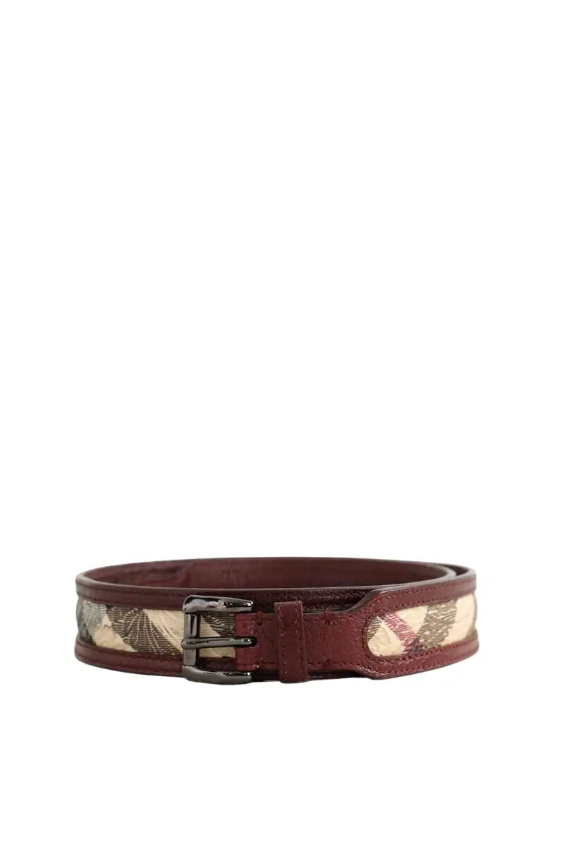 Ceinture en cuir Burberry Marron en Cuir, taille S - Seconde Main