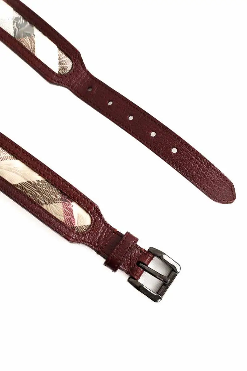 Ceinture en cuir Burberry Marron en Cuir