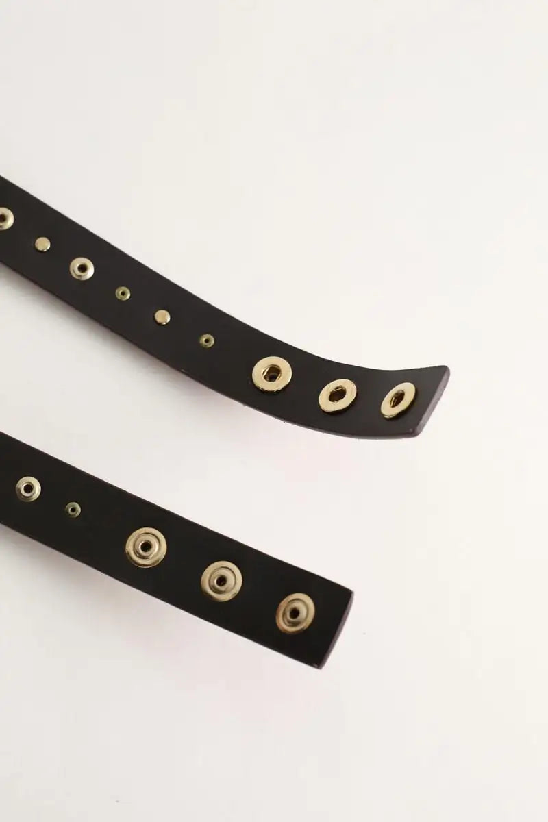 Ceinture en cuir Claudie Pierlot Rouge en Daim