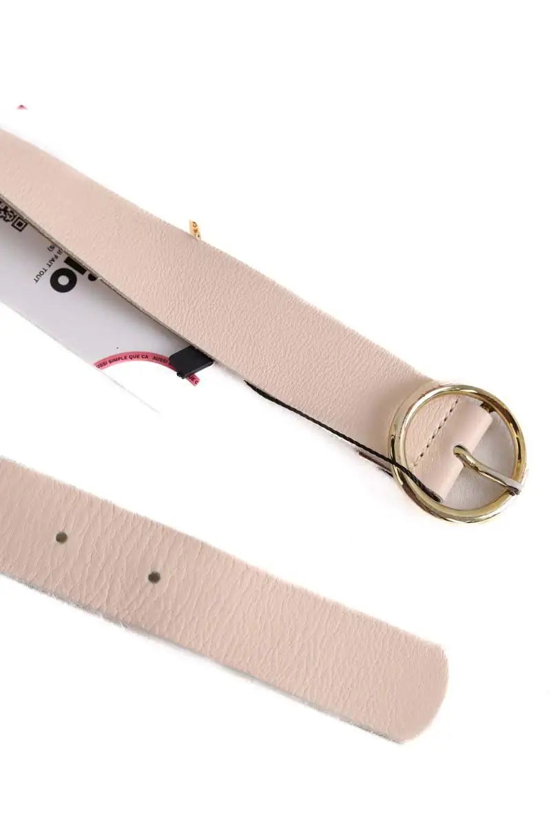 Ceinture en cuir Des Petits Hauts Rose en Cuir