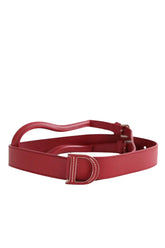 Ceinture en cuir Dior Rouge en Cuir, taille L - Seconde Main