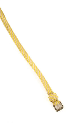 Ceinture en cuir Dolce & Gabbana Jaune en Cuir