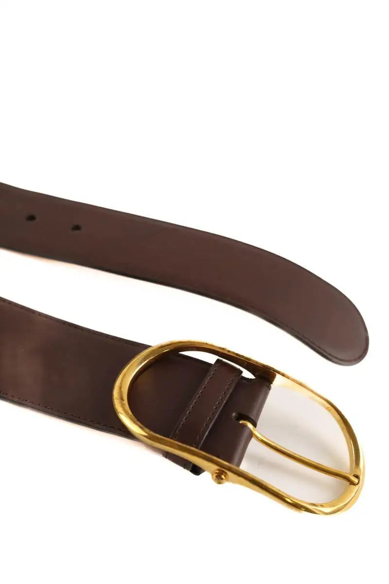 Ceinture en cuir Dolce & Gabbana Marron en Cuir