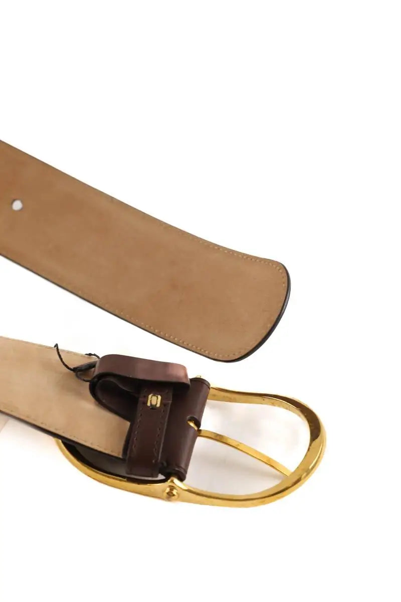 Ceinture en cuir Dolce & Gabbana Marron en Cuir