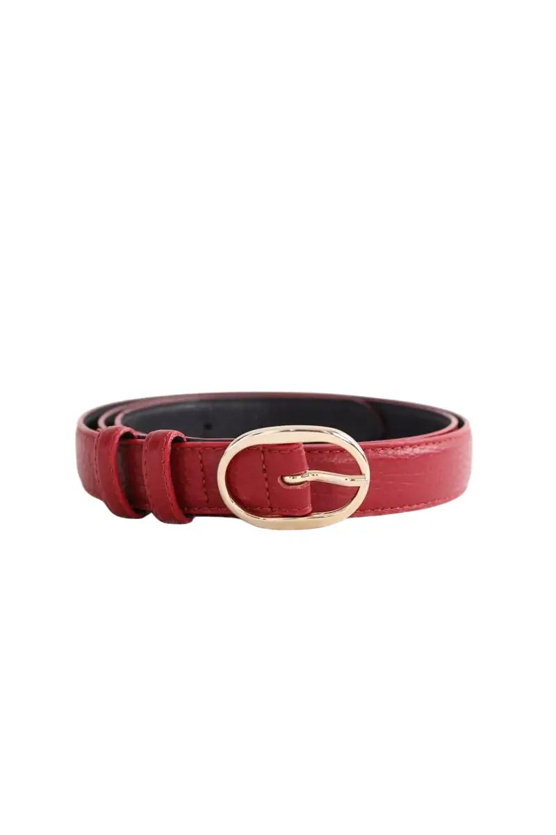 Ceinture en cuir Gerard Darel Bordeaux en Cuir, taille L - Seconde Main