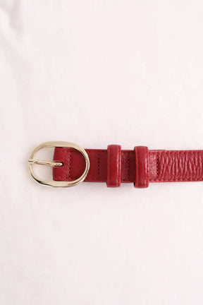 Ceinture en cuir Gerard Darel Bordeaux en Cuir