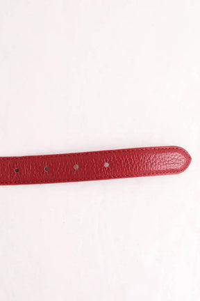 Ceinture en cuir Gerard Darel Bordeaux en Cuir