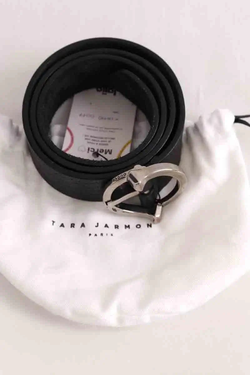 Ceinture en cuir Gucci Noir en Cuir