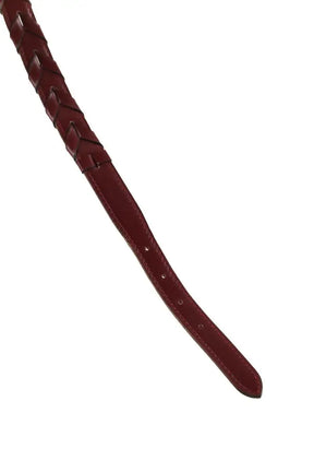 Ceinture en cuir Hermès Bordeaux en Cuir