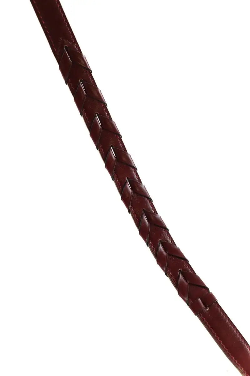 Ceinture en cuir Hermès Bordeaux en Cuir