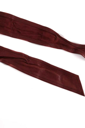 Ceinture en cuir Iro eleanor buroi burgundy Bordeaux en Cuir
