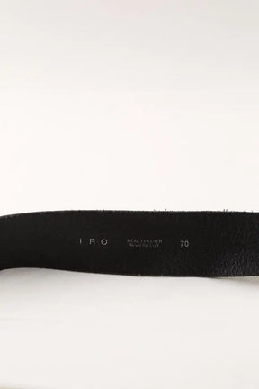 Ceinture en cuir Iro Noir en Cuir