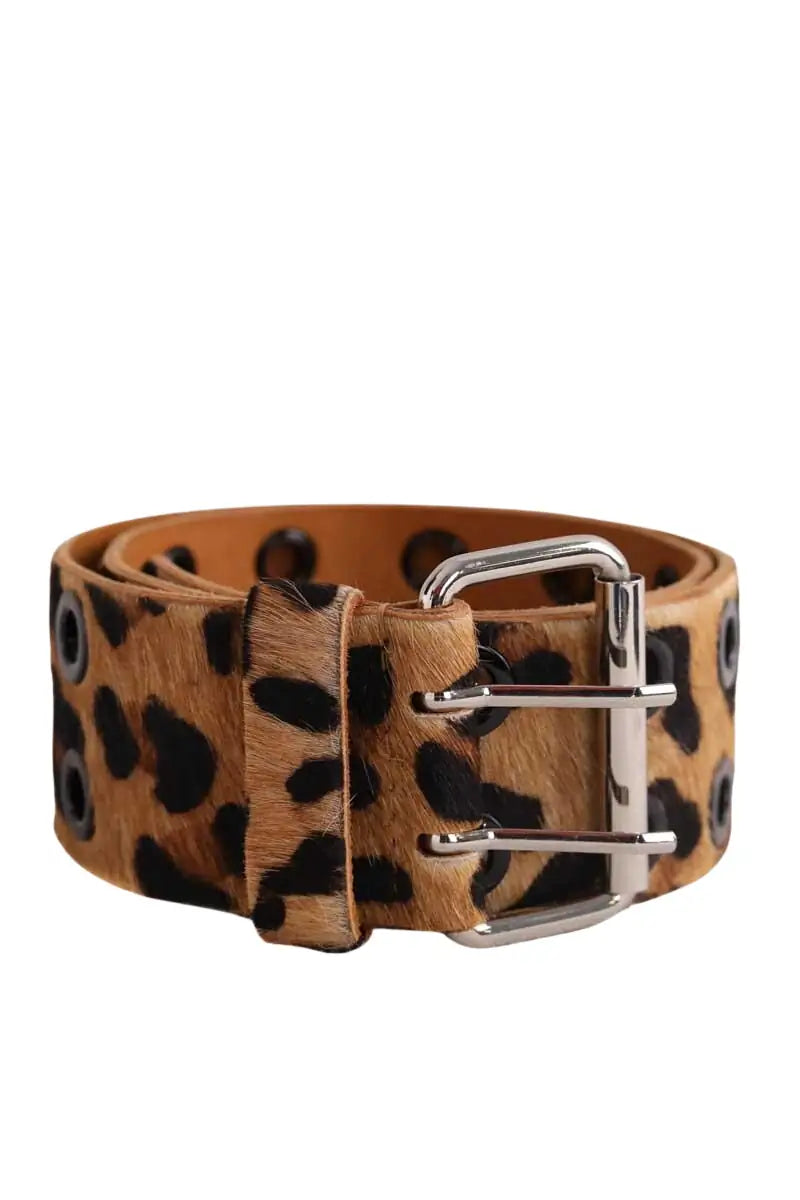 Ceinture en cuir Laurence Bras Beige en Cuir, taille M - Seconde Main