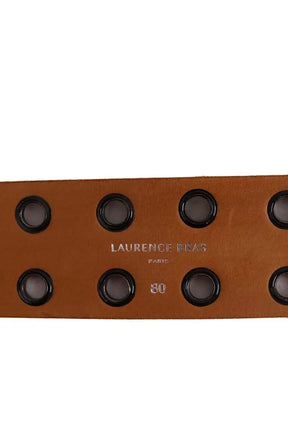 Ceinture en cuir Laurence Bras Beige en Cuir