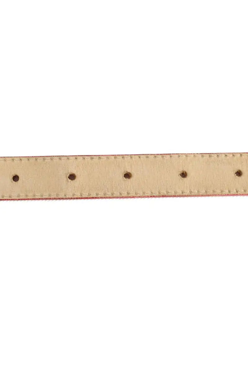 Ceinture en cuir Longchamp Rouge en Cuir