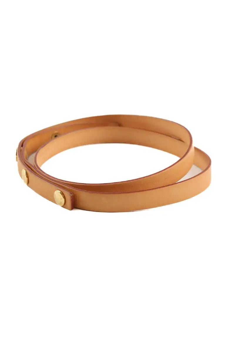 Ceinture en cuir Louis Vuitton Beige en Cuir