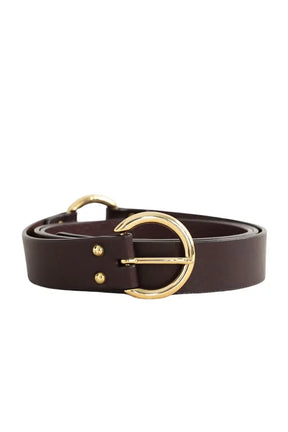 Ceinture en cuir Maje Bordeaux en Cuir, taille S - Seconde Main