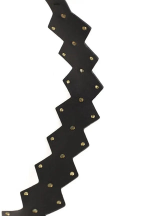 Ceinture en cuir Maje Noir en Cuir
