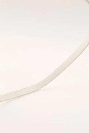 Ceinture en cuir Miu Miu Blanc en Cuir