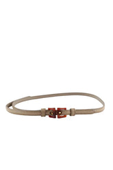 Ceinture en cuir Prada Gris en Cuir, taille XS - Seconde Main