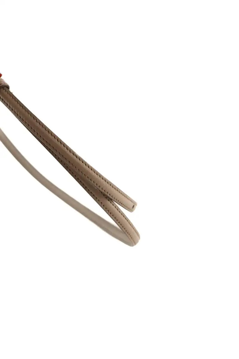 Ceinture en cuir Prada Gris en Cuir