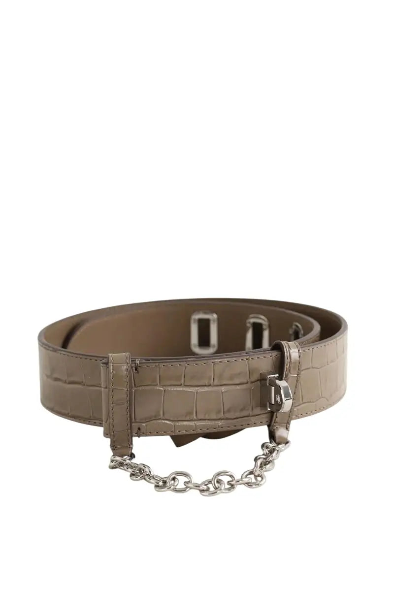Ceinture en cuir Ralph Lauren Beige en Cuir, taille S - Seconde Main