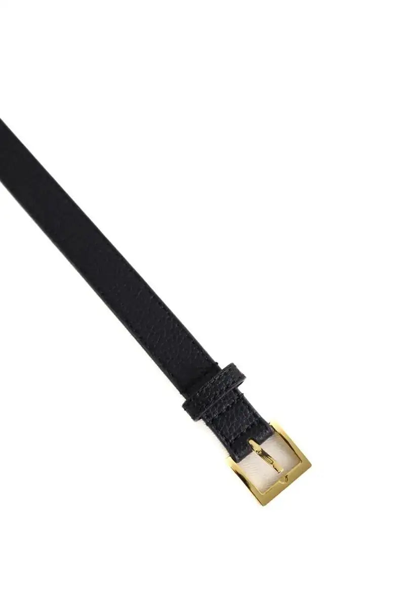 Ceinture en cuir Ralph Lauren Marine en Cuir