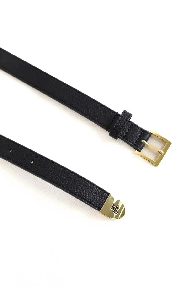 Ceinture en cuir Ralph Lauren Marine en Cuir