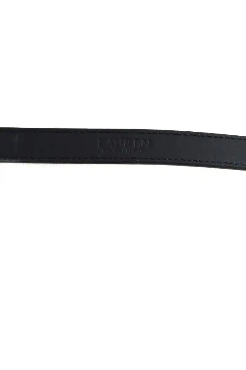 Ceinture en cuir Ralph Lauren Marine en Cuir