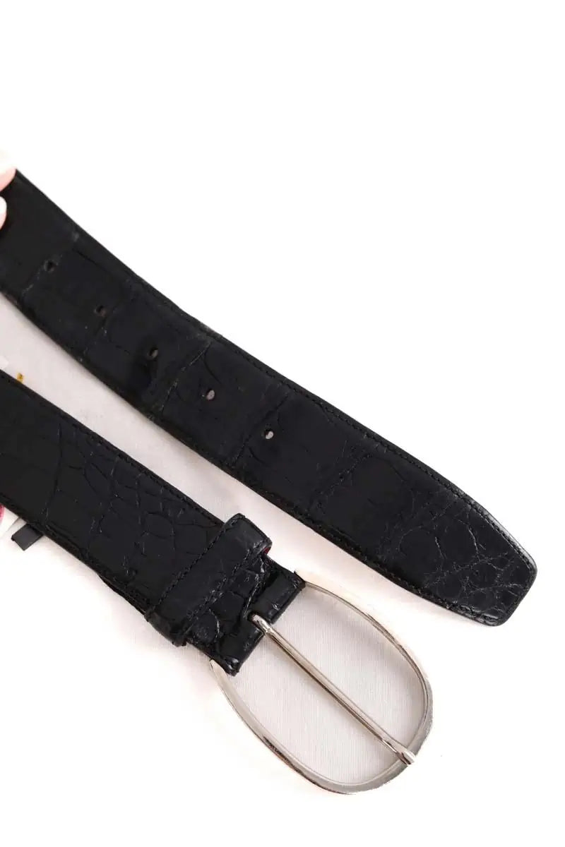 Ceinture en cuir Ralph Lauren Noir en Cuir
