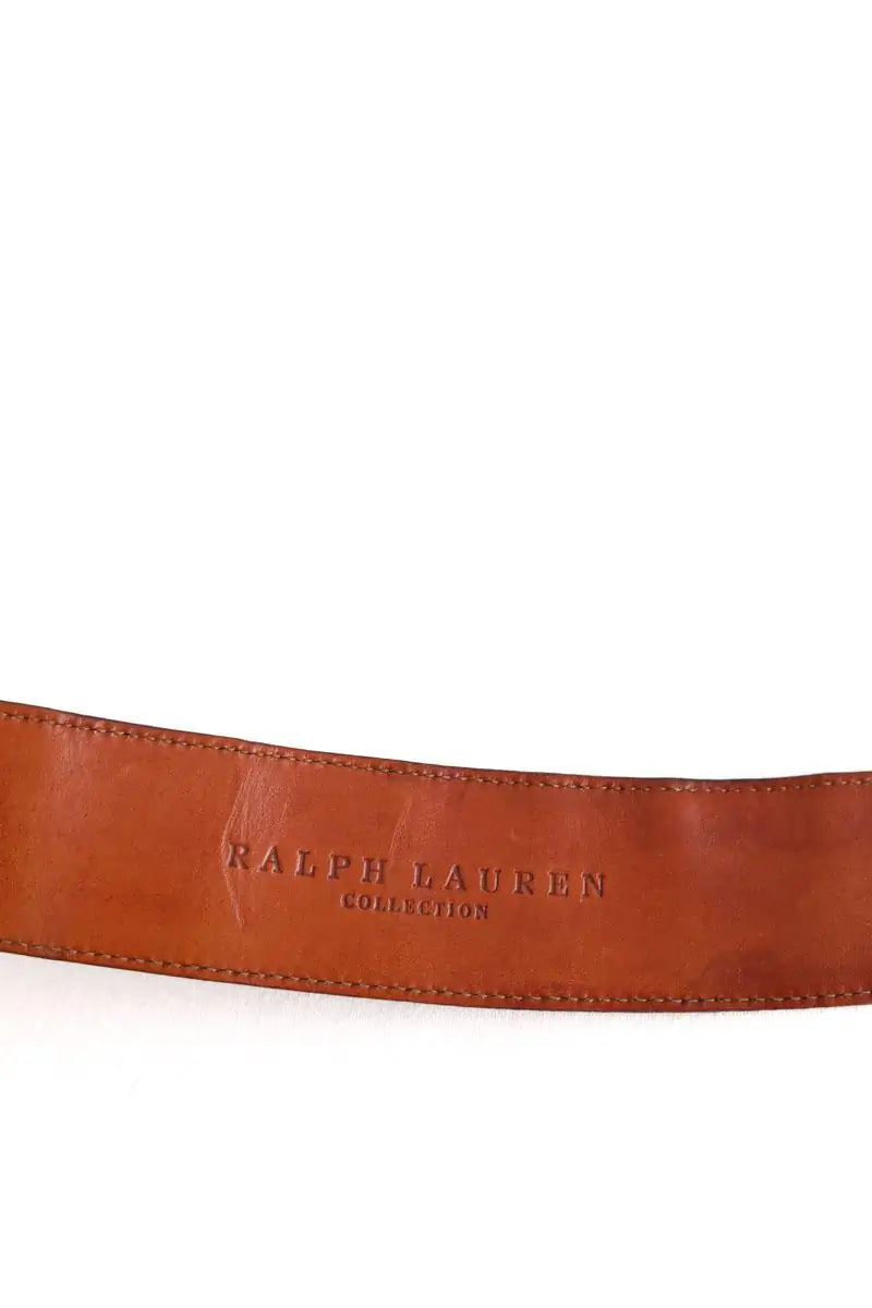 Ceinture en cuir Ralph Lauren Noir en Cuir