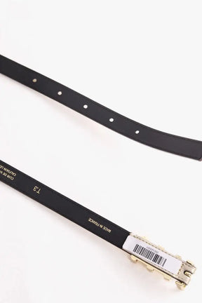 Ceinture en cuir Sandro Doré en Cuir