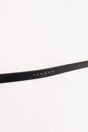 Ceinture en cuir Sandro Doré en Cuir