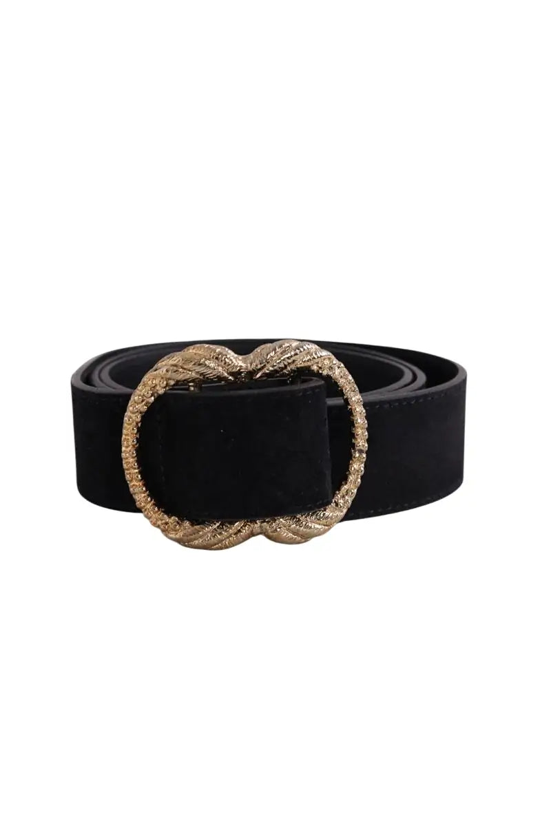 Ceinture en cuir Sézane Artemis Noir en Cuir, taille L - Seconde Main