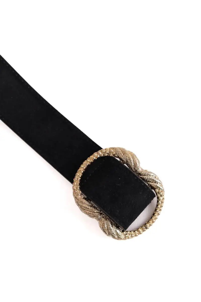 Ceinture en cuir Sézane Artemis Noir en Cuir