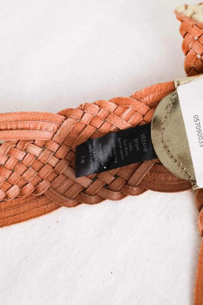 Ceinture en cuir Sézane Doré en Cuir