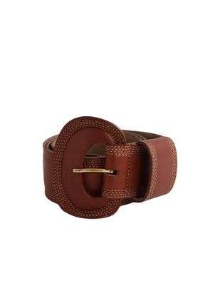 Ceinture en cuir Sézane Marron en Cuir, taille S - Seconde Main