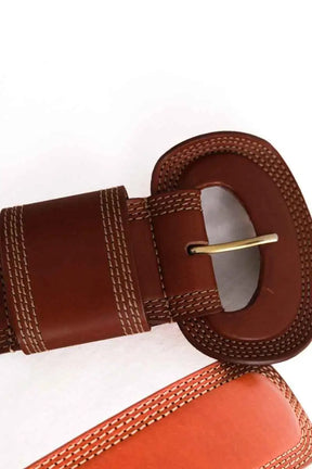 Ceinture en cuir Sézane Marron en Cuir