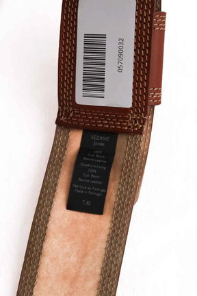 Ceinture en cuir Sézane Marron en Cuir