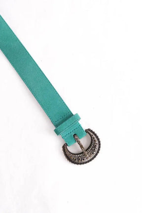 Ceinture en cuir Sézane Turquoise en Cuir