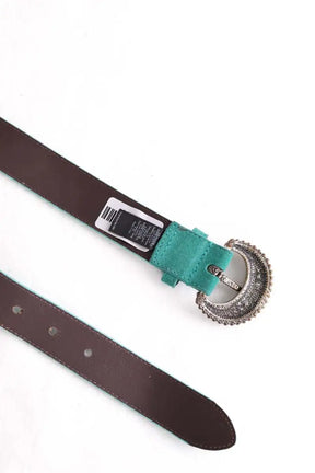 Ceinture en cuir Sézane Turquoise en Cuir
