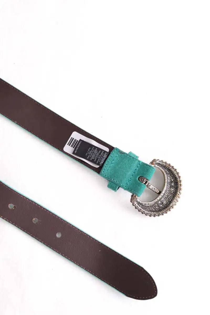 Ceinture en cuir Sézane Turquoise en Cuir
