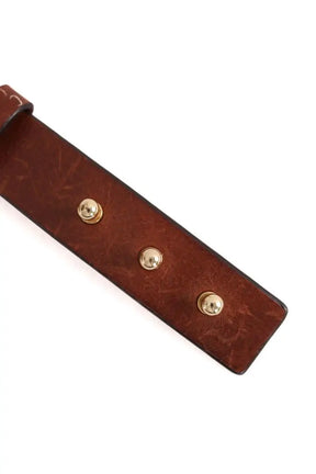 Ceinture en cuir Soeur Marron en Cuir