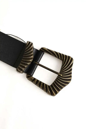 Ceinture en cuir The Kooples Noir en Cuir
