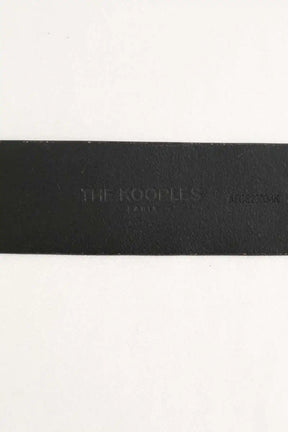 Ceinture en cuir The Kooples Noir en Cuir