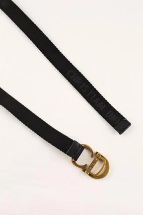 Ceinture en tissu Dior Noir en Coton