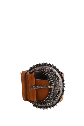 Ceinture en tissu Sézane Camel en Daim, taille M - Seconde Main